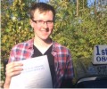  Dave with Driving test pass certificate